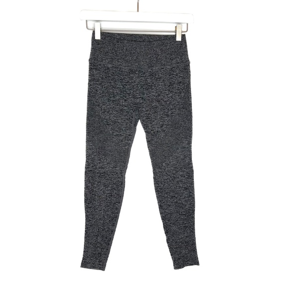 Buffbunny Leggings Heathered Gray Compression - Picture 1 of 5